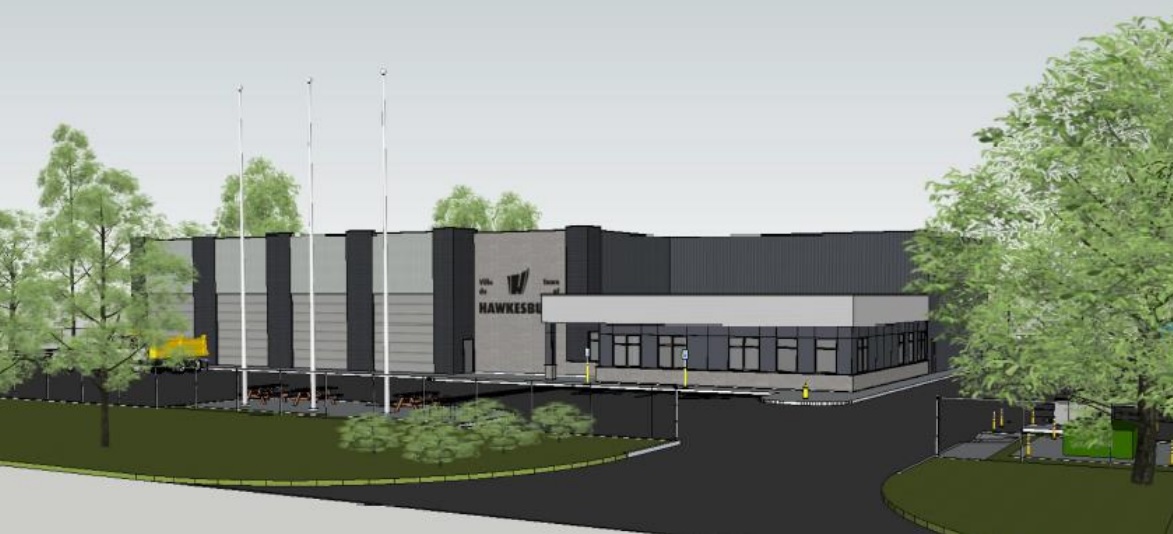 Design unveiled for new municipal garage in Hawkesbury