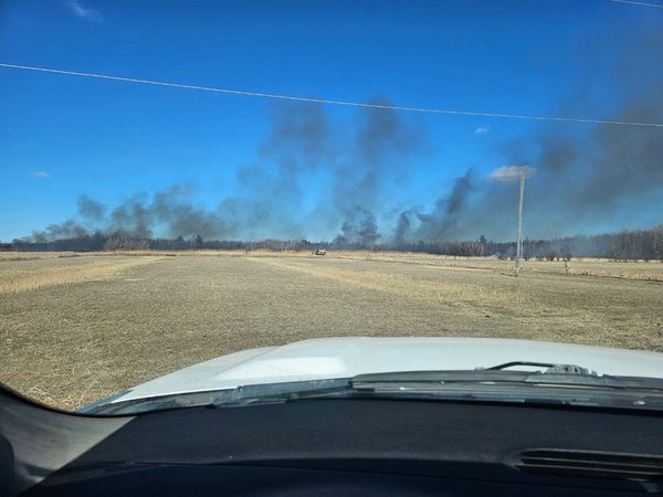 Major brush fire in The Nation, fire bans in three municipalities