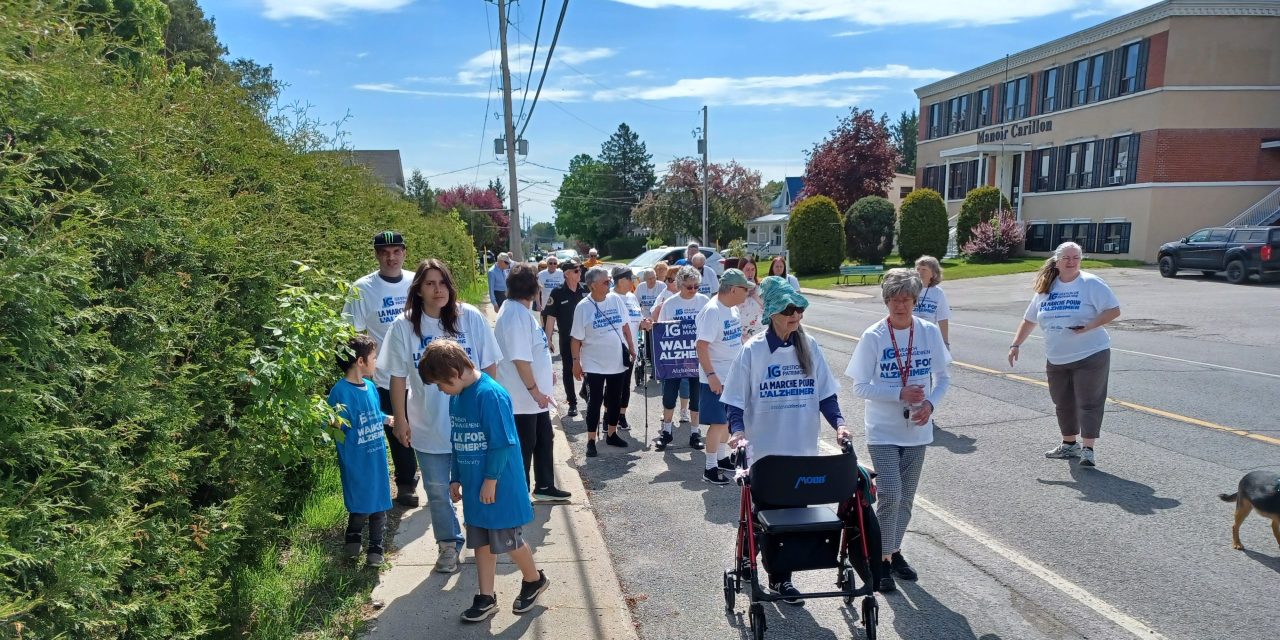 Walk for Alzheimer’s this Saturday in Chute-à-Blondeau