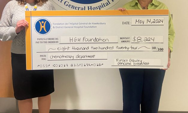 HGH Foundation receives pancake breakfast contribution