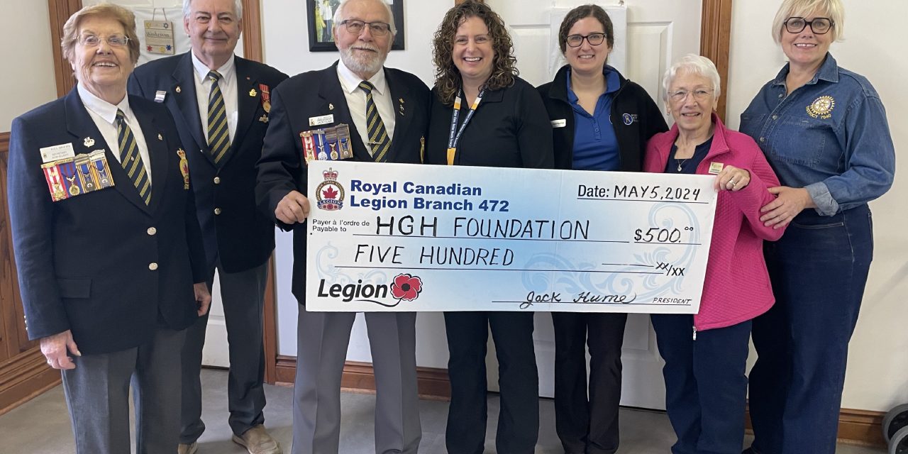 Legion supports HGH Chemotherapy Department