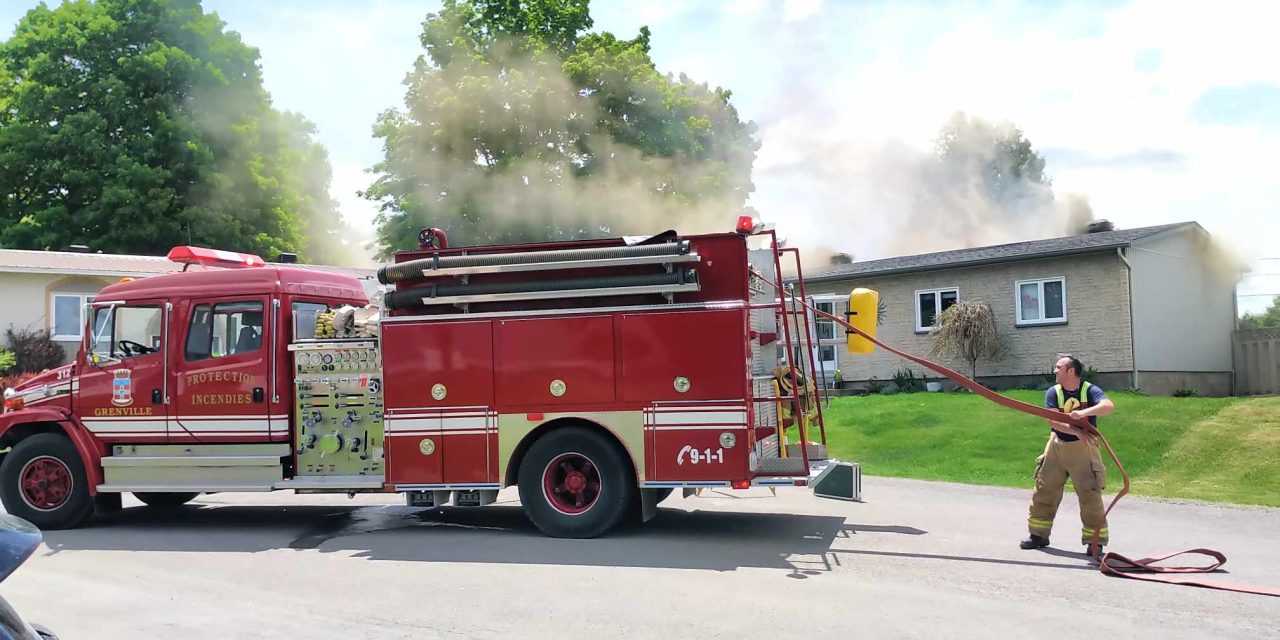 Sunday house fire in Grenville