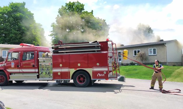 Sunday house fire in Grenville