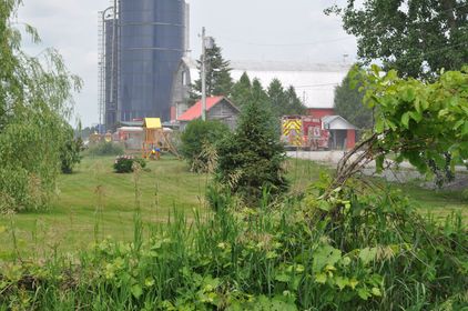 All-terrain vehicle fire in Champlain