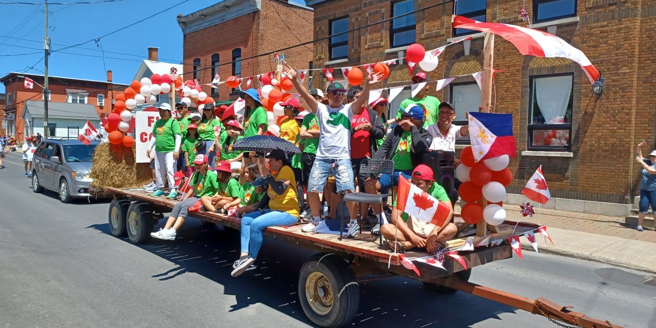 Proud of Canada in Alexandria parade